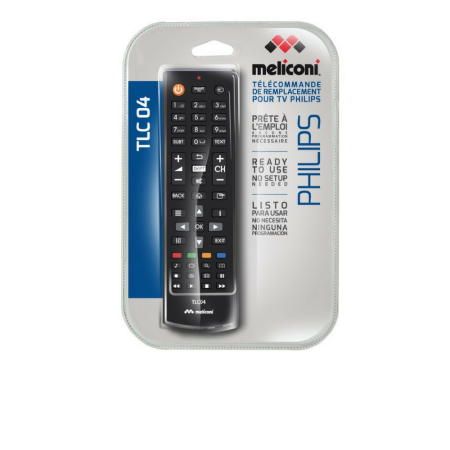 Replacement remote control for Philips TVs