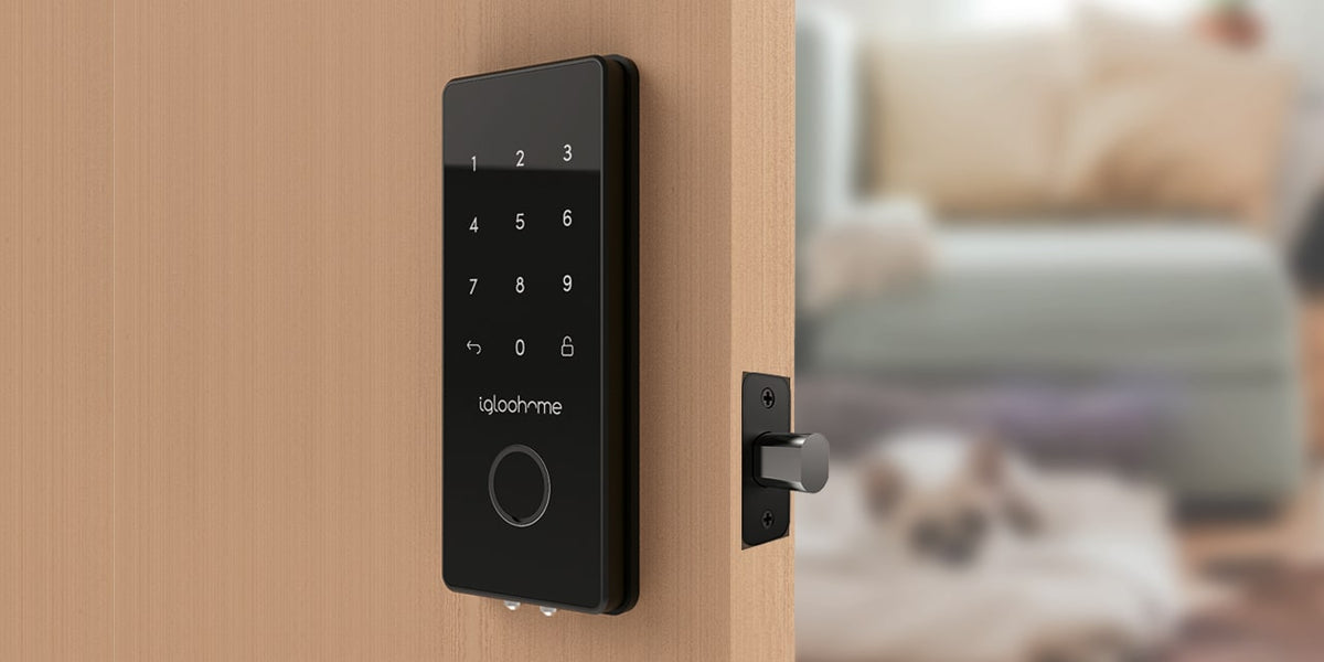 igloohome Smart Rim Lock (Wooden Door)