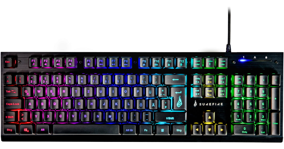 Surefire KingPin X2 Multimedia Metal RGB Keyboard