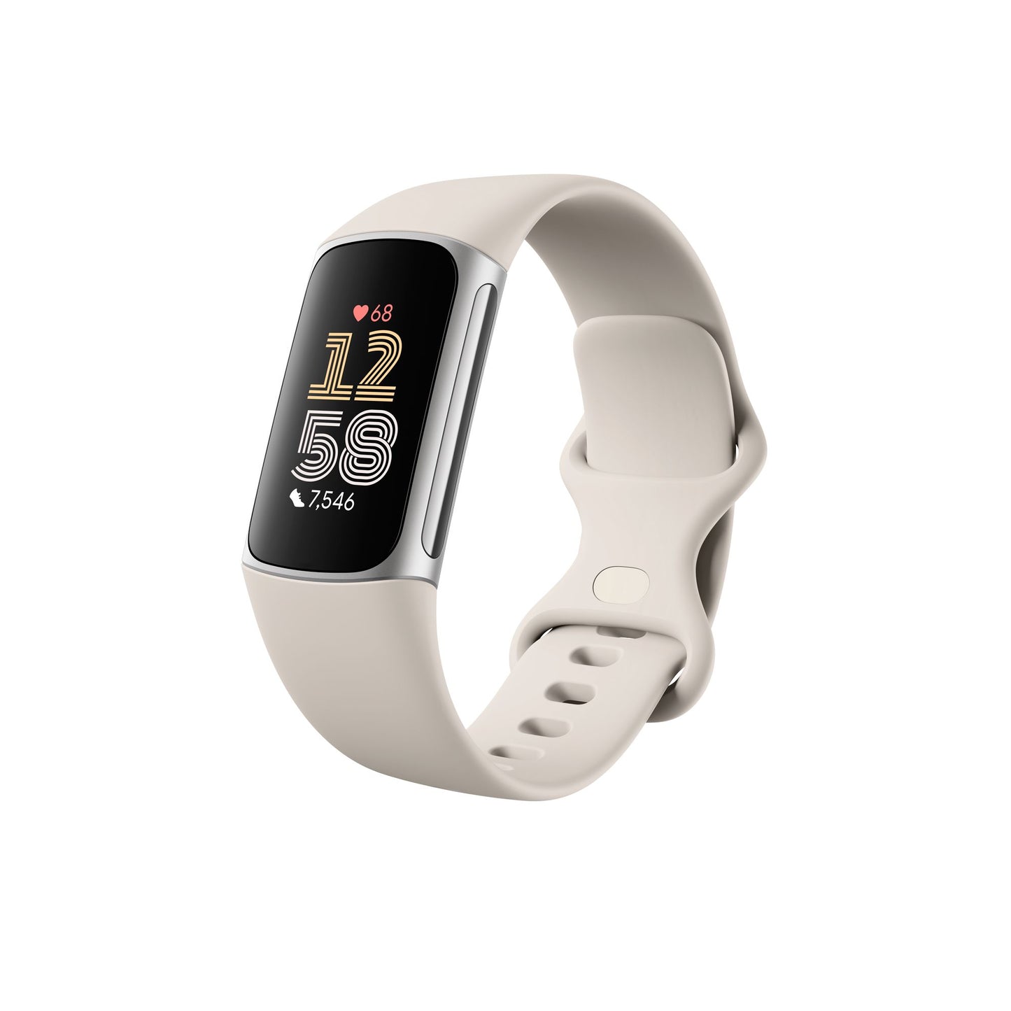 Charge 6 Porcelain Band / Silver Aluminum Case