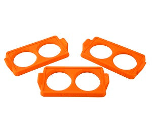 2 Section Silicone Egg Ring (x 3)