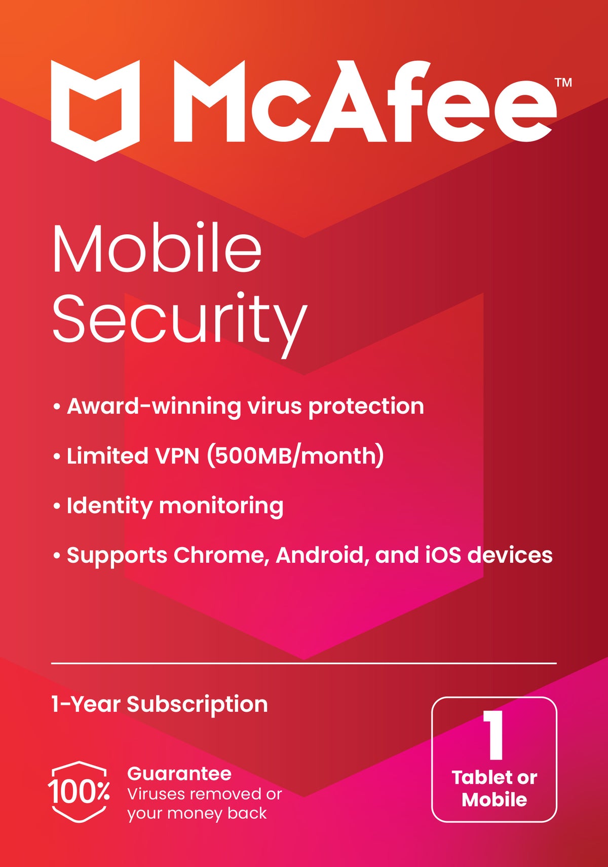 McAfee Mobile Security, 1 Year