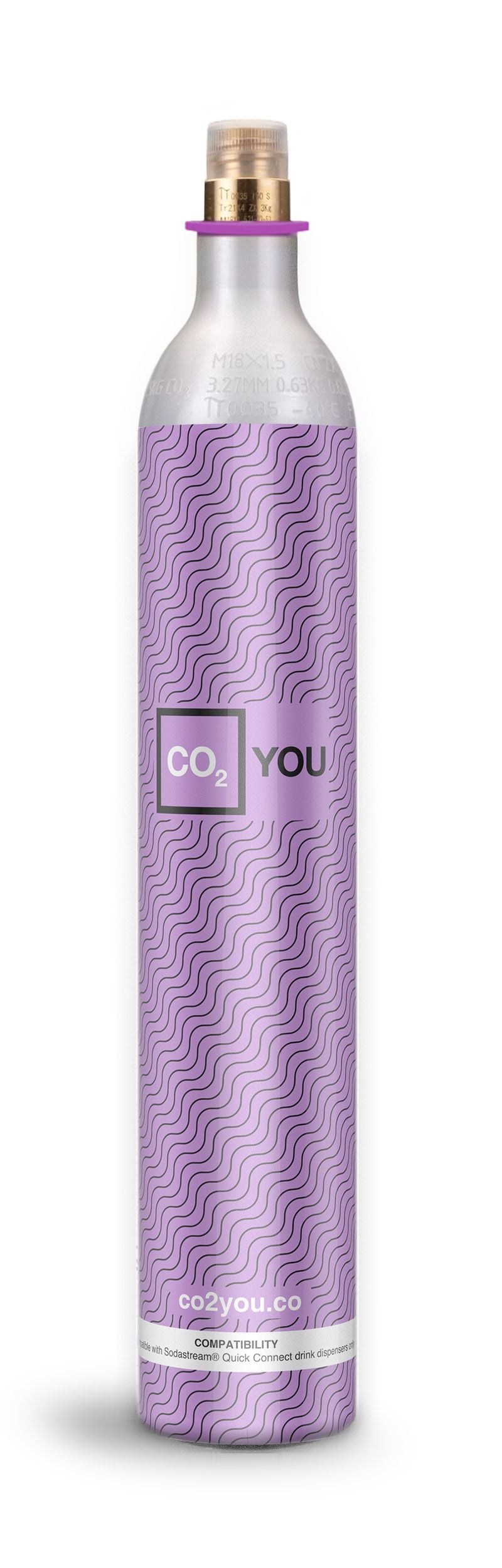 CO2U Gas - EMPTY QUICK CLICK REFILL - 12cl
