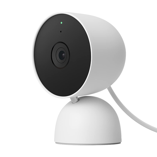 Google Nest Cam Indoor Wired - White (Day and Night)