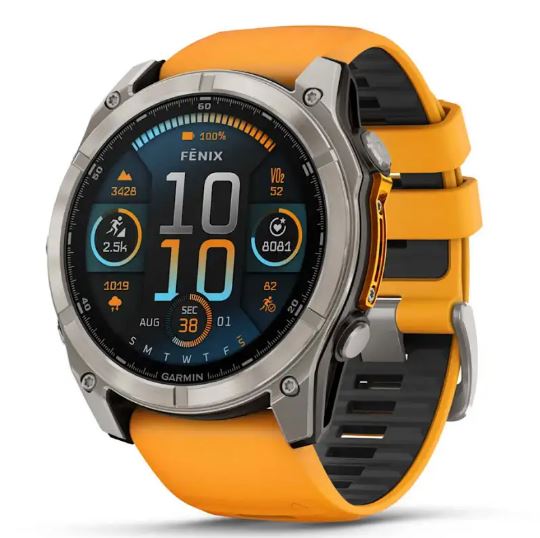 Fenix 8 51mm,AMOLED,Sapphire/Ti/Bare/Graphite/Orange, EMEA