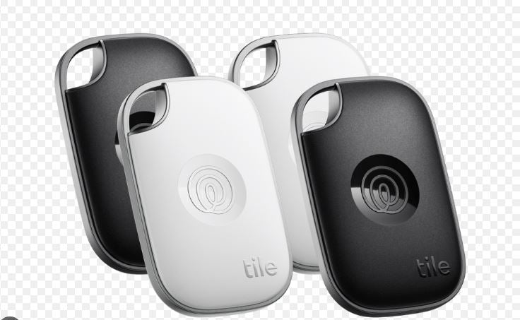 Tile by Life360 - Pro (2024) - 4-Pack (Black/White)