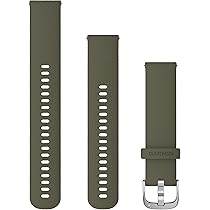 Garmin stra Moss with silver hardware Quick Release 20mm