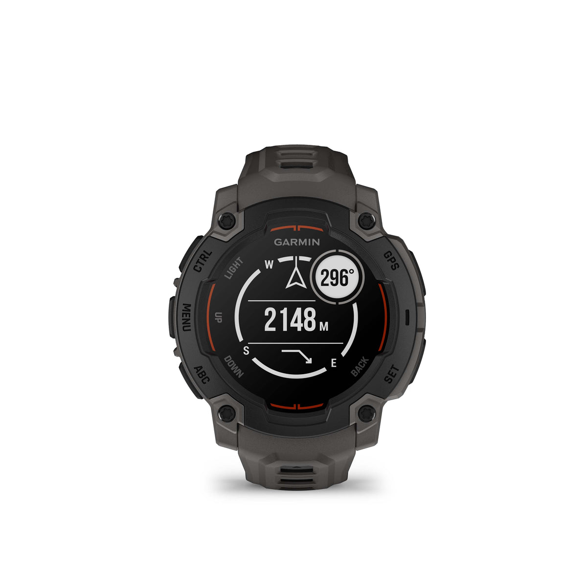 Garmin Instinct E, 45mm, Black with Charcoal Silicone Band