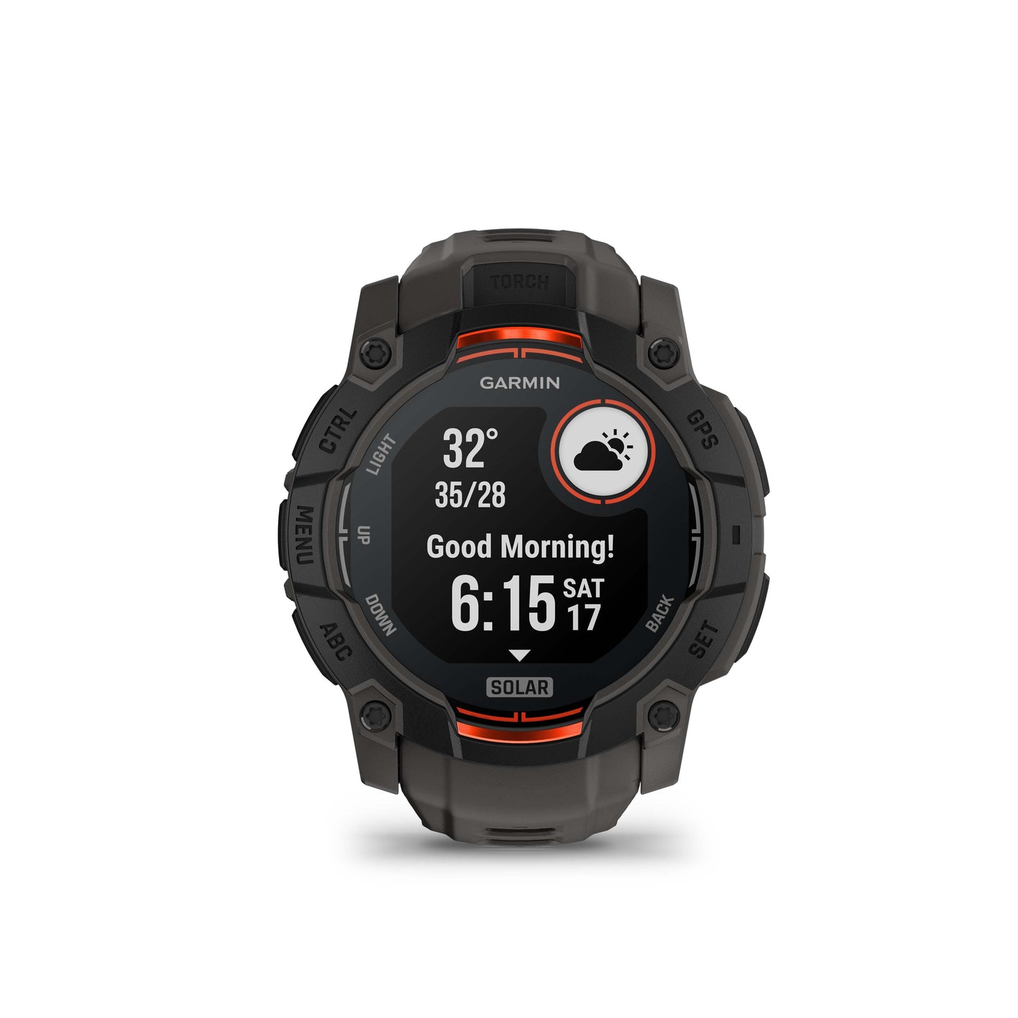 Garmin Instinct 3, 50mm, Solar, Black with Charcoal Silicone Band