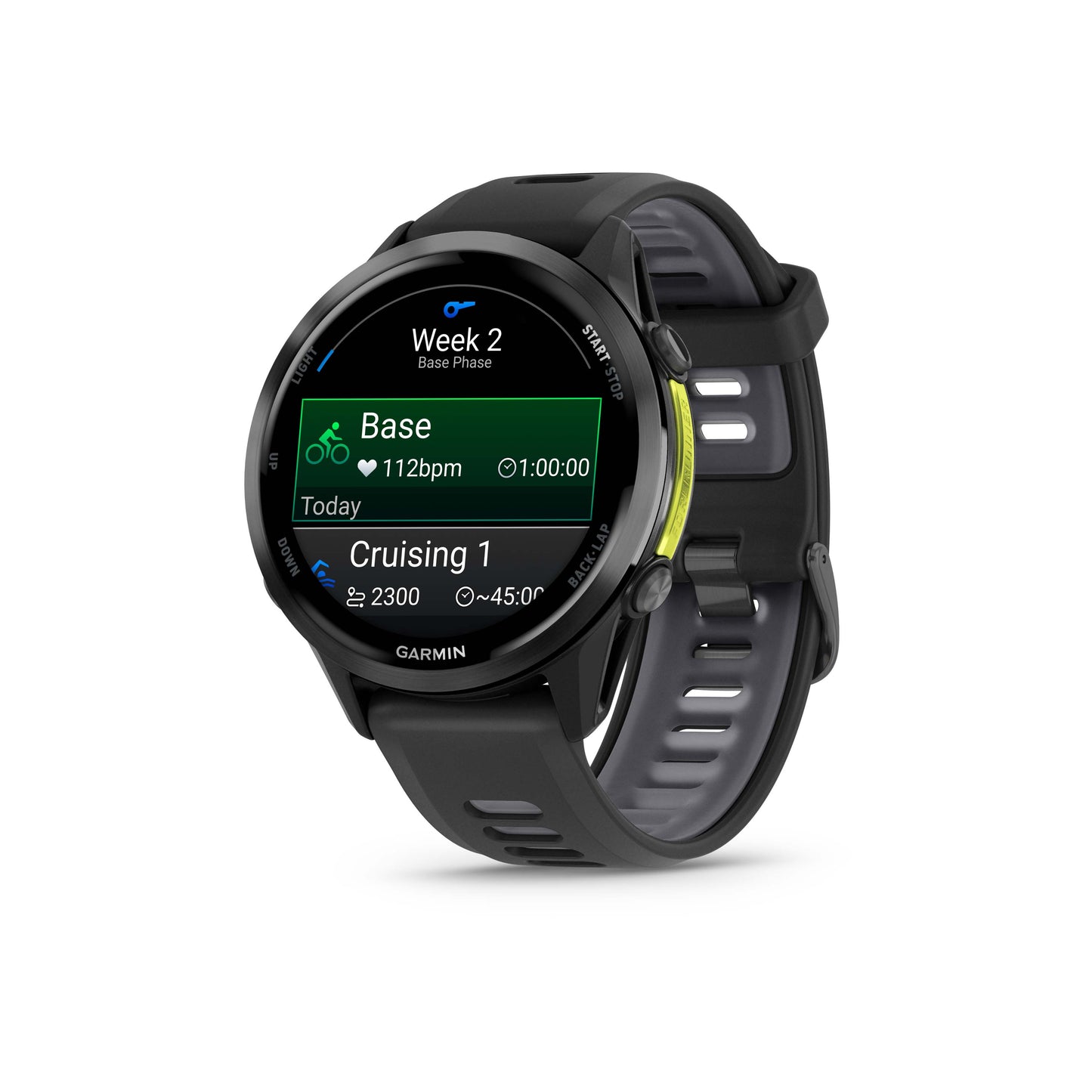 Garmin Forerunner 970, Black Case and Black/Translucent Whitestone Band