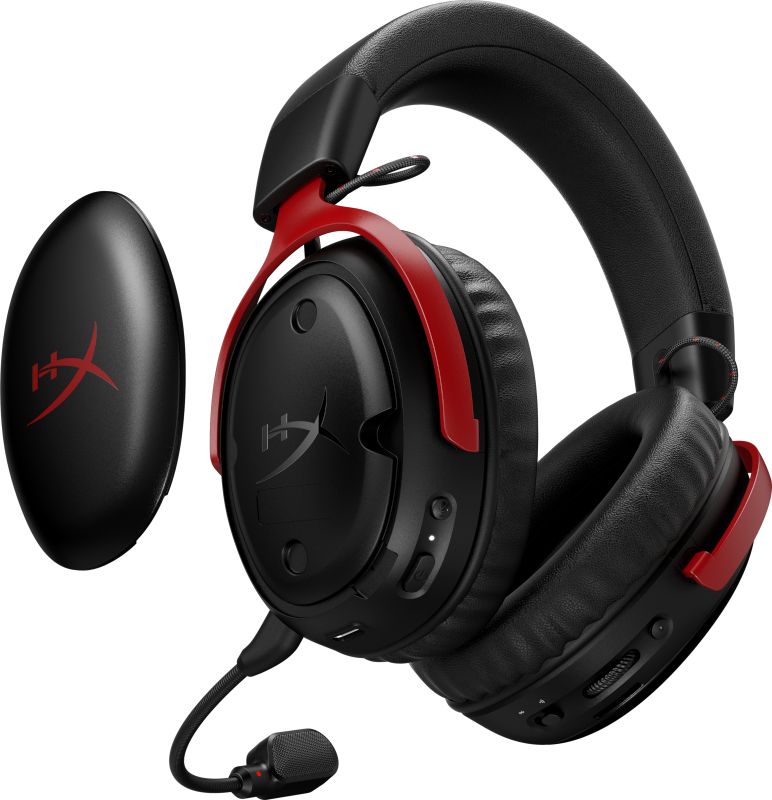 HyperX Cloud III S Wireless Black-Red Gaming Headset