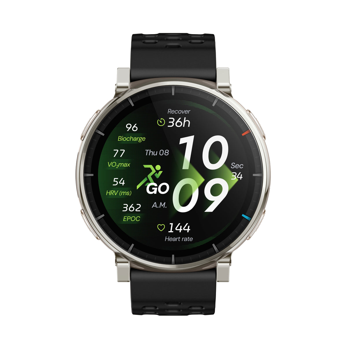 Amazfit Active 3 Premium Black/gold