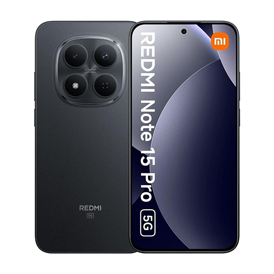 Xiaomi Redmi Note 15 Pro 5G Dual Sim 12GB RAM 512GB - Black