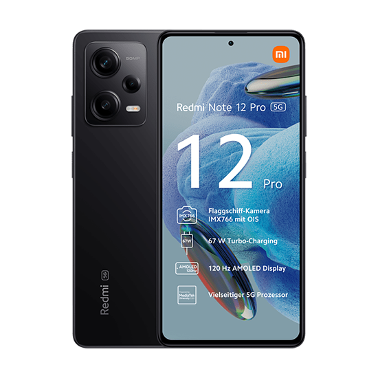 Xiaomi Redmi Note 12 Pro 5G Dual Sim 6GB RAM 128GB - Black