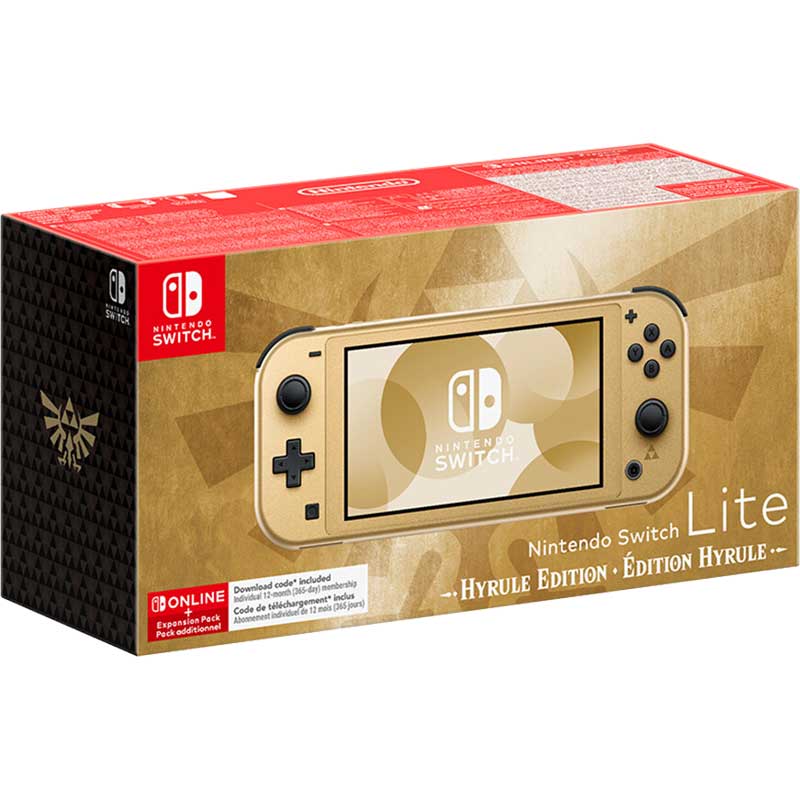 Gaming Nintendo Switch Lite Hyrule Edition + NSO subscription for 12 months EU
