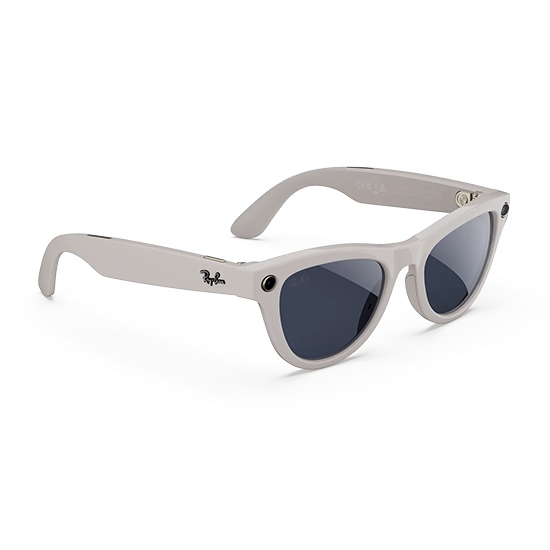Ray-Ban Meta Skyler Gen1 AI Glasses - Shiny/Chalky Grey Transitions