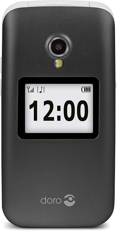 Doro 2424 GRAPHITE/WHITE Flip Phone