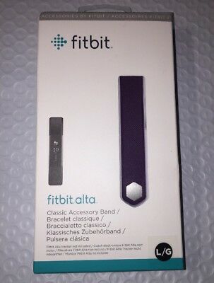 Fitbit ALTA Classic Accessory Band Plum Large
