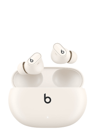 Apple Beats Studio Buds + - True Wireless Noise Cancelling Earbuds Ivory White, MQLJ3ZM/A