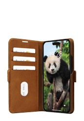 dbramante1928 Copenhagen Slim Leather Case Brown, fr iPhone 15 Plus, CO67GTBL1835