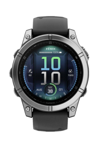 Garmin Fenix E Smartwatch Stainless Steel / Black, 47mm