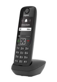 Gigaset Schnurloses DECT-Telefon Black, AS690