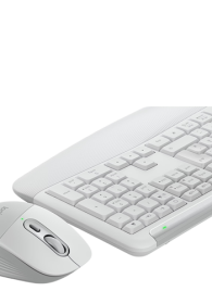 Logitech Signature Comfort Plus Combo MK880, Wireless keyboard and mouse set White, 920-014025, Qwertz