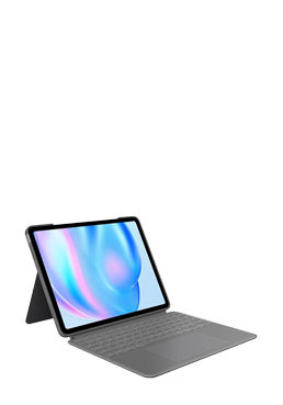 Logitech Wireless Combo Touch Keyboard - Quertz Graphite, fr Apple iPad Pro 13" ( 2024 / 2025 )