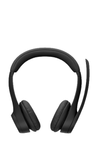 Logitech Zone 300 Wireless Bluetooth Headset With Noise-Cancelling Microphone Black, 981-001407