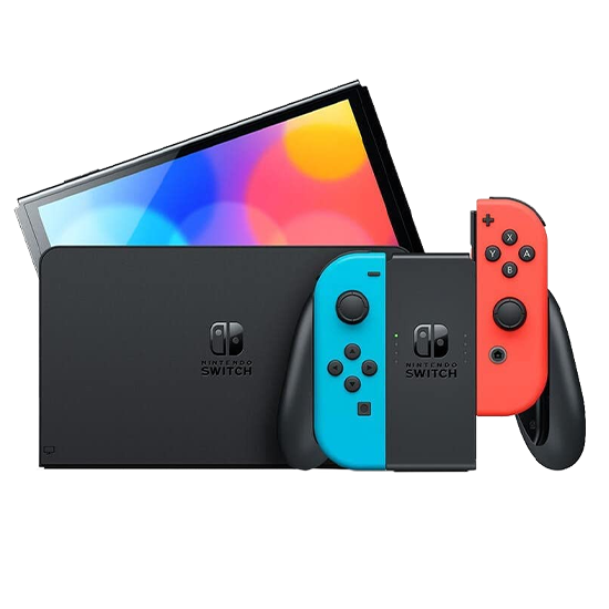 Nintendo Switch OLED Console Neon Red / Blue