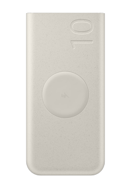 Samsung Induktive Powerbank Beige, 10.000mAh, EB-U2510XUEGEU, Universal