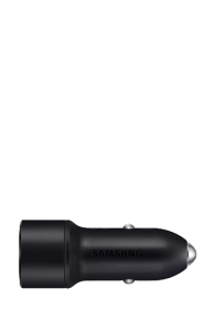 Samsung KFZ-Schnellladegert mit 2 USB und 2-in-1 Datenkabel Black, EP-L1100WB, 15W