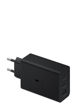 Samsung Netzteil 65W schwarz, 2x USB-C, 1x USB Anschluss, Retail