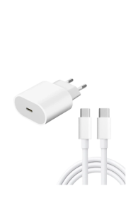 Samsung Netzteil USB Type-C Schnelllader 25W & Ladekabel USB Type-C White, 3A, EP-T2510XW