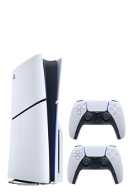 Sony PlayStation 5 SLIM Disc Edition incl. 2. Controller White, 1TB