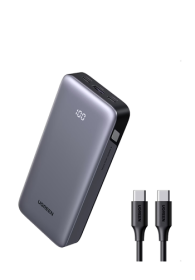 UGREEN 20000 mAh Powerbank 67W Two-way Fast Charging Grey, Universal