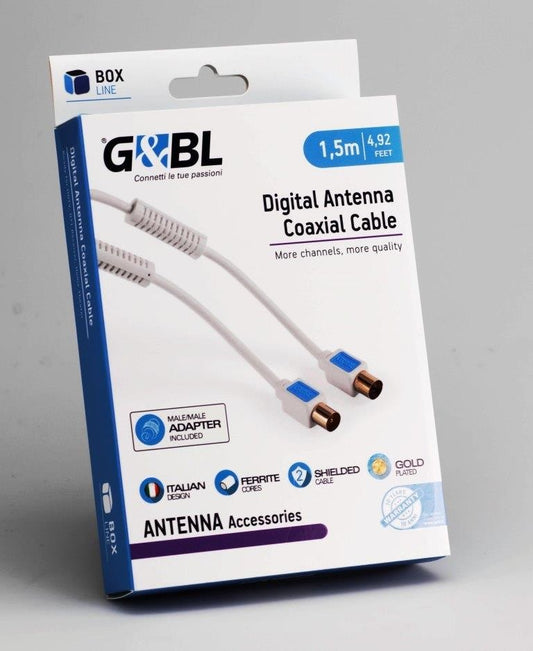 6731 - Antenna cable m-f 90° with adaptor *eol