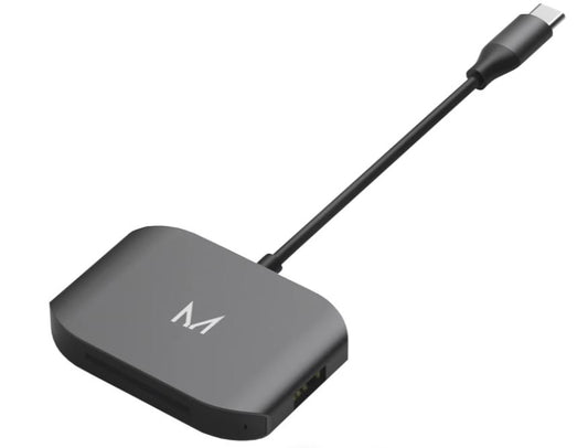 Lynk USB-C Adptr to x2 USB-A + TF/SD - Space Grey