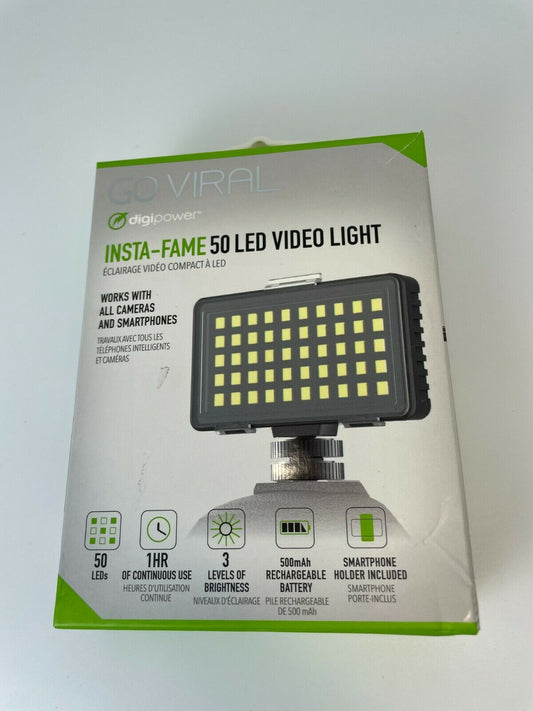 50 LED LIGHT W BRIGHTNESS CONTROL AND PHONE HOLDER