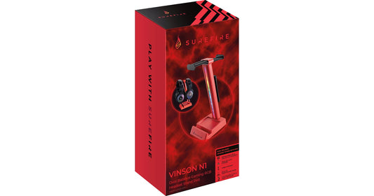 Surefire Vinson N1 Dual balance  RGB Headset Stand