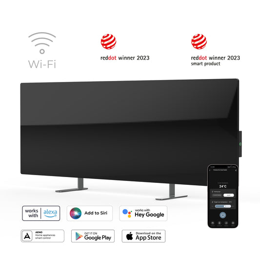 AENO Premium Eco Smart Heater GH2S-UK, black