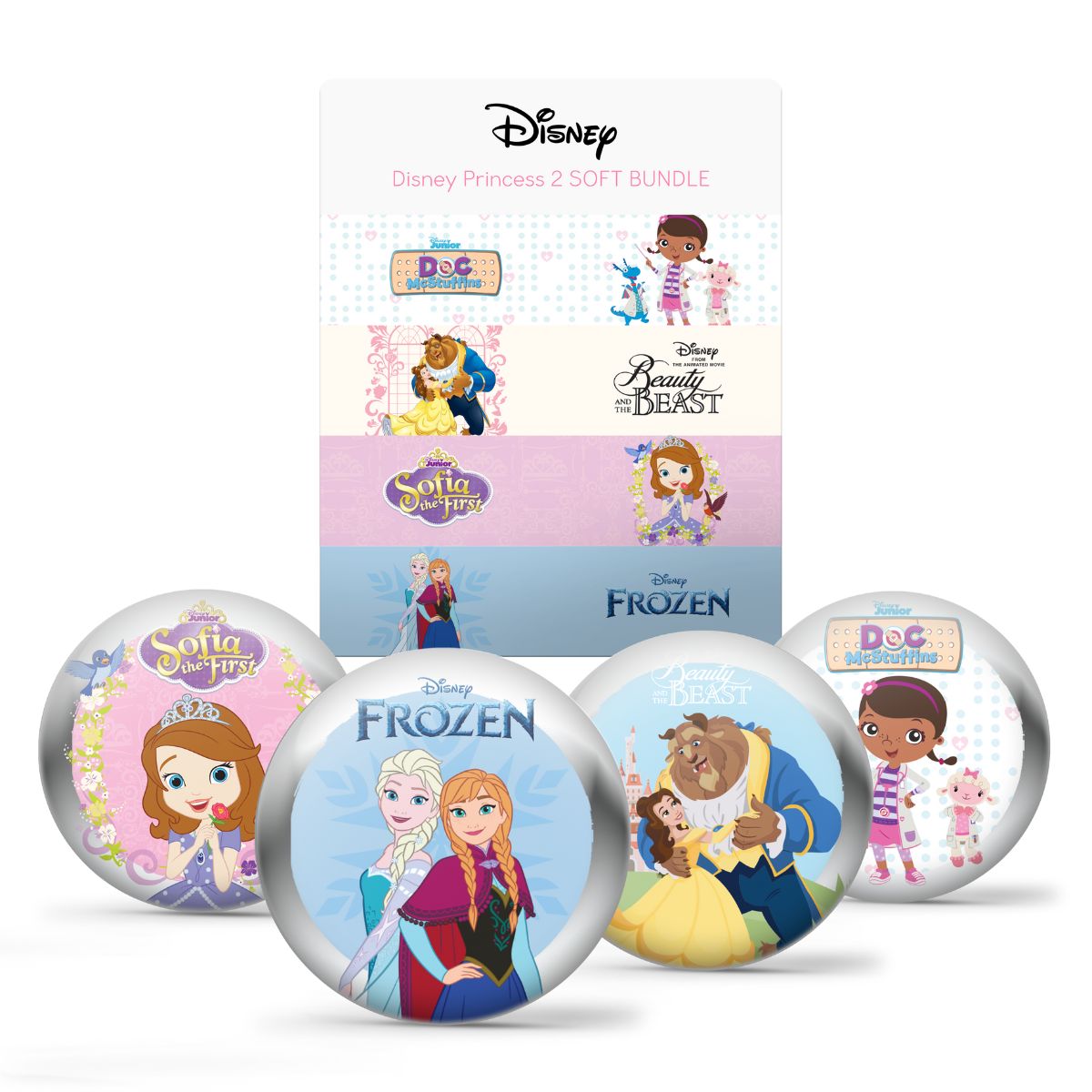 Disney Princess 2  SOFT BUNDLE 4 Pack