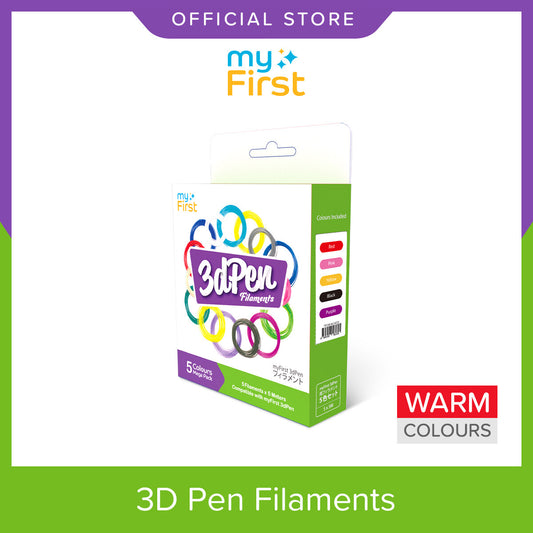 myFirst 3dPen Filaments Warm Color 5 pack