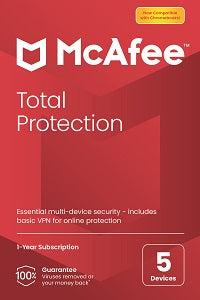 McAfee Total Protection 05-Device, 1 Year
