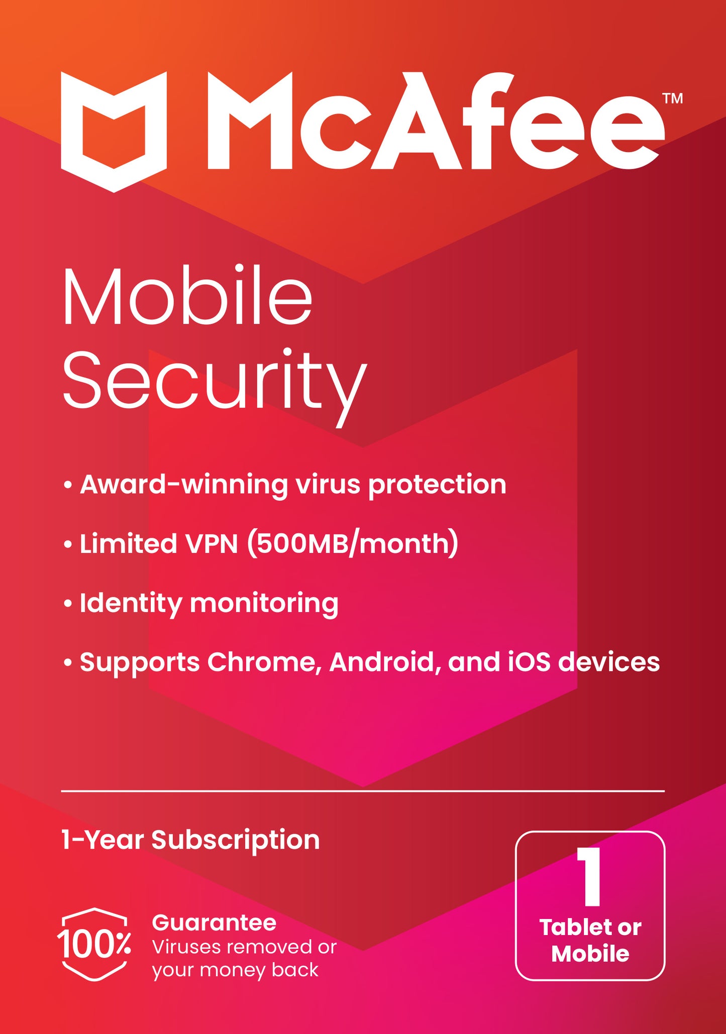 McAfee Mobile Security, 1 Year