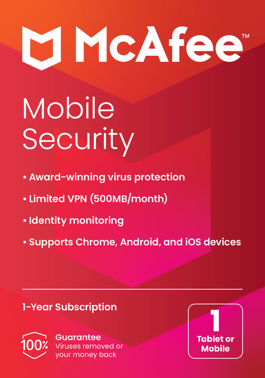 McAfee Mobile Security, 1 Year