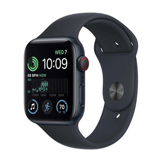 Watch Apple Watch SE2 (2022) LTE 44mm Midnight Aluminium Case with Sport Band - Midnight