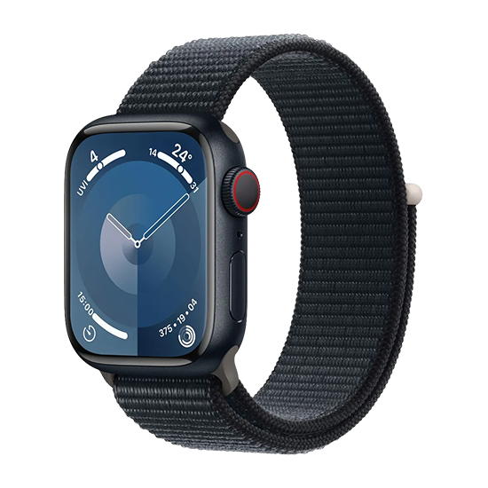 Watch Apple Watch Series 9 LTE 45mm Midnight Aluminium Case with Sport Loop - Midnight