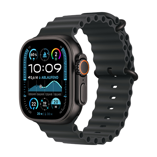 Watch Apple Watch Ultra 2 (2024) LTE 49mm Black Titanium Case with Ocean Band - Black