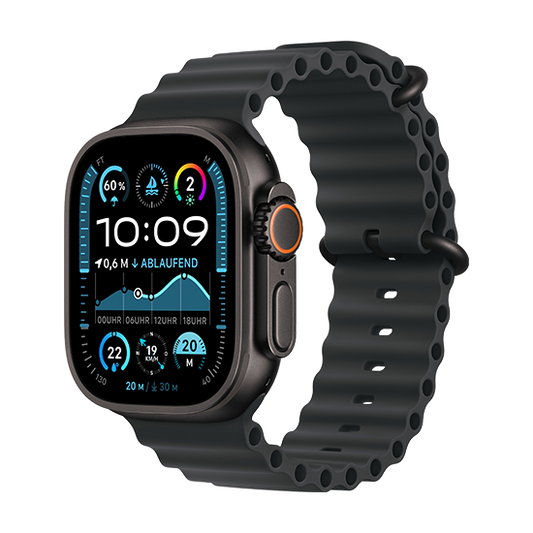 Watch Apple Watch Ultra 2 (2024) LTE 49mm Black Titanium Case with Ocean Band - Black